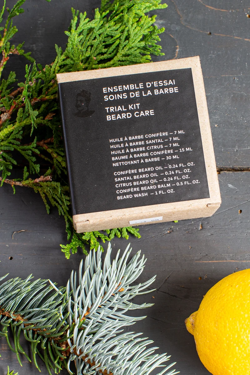 Ensemble d'essai Soins de la barbe