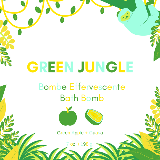 Jungle Verte - Bombe de bain